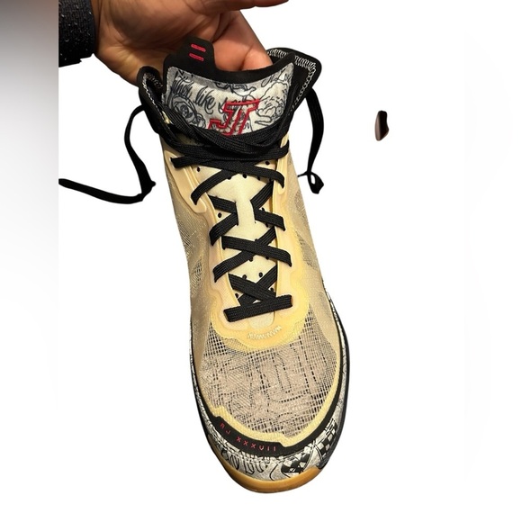Nike Air Jordan XXXVII Jason Tatum Sneakers Men’s Size US 11 Beige/Black And Red main image 9